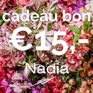 Cadeau bon €15,-