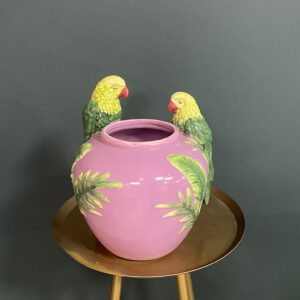 Papegaai vaas Roze