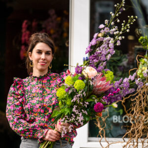 Plukboeket keuze van de bloemist