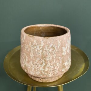 Pink spots Bloempotten - Maat S