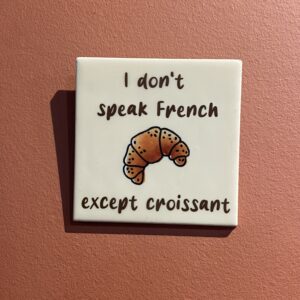 Tegeltje - Croissant