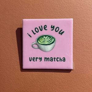 Tegeltje - Matcha